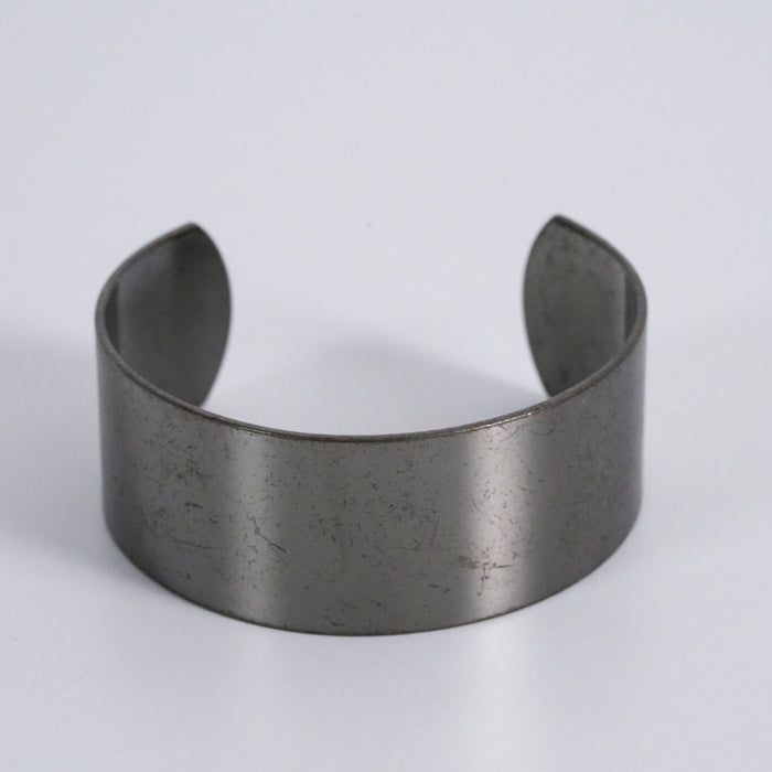 Vintage Gunmetal Wide Cuff Bracelet