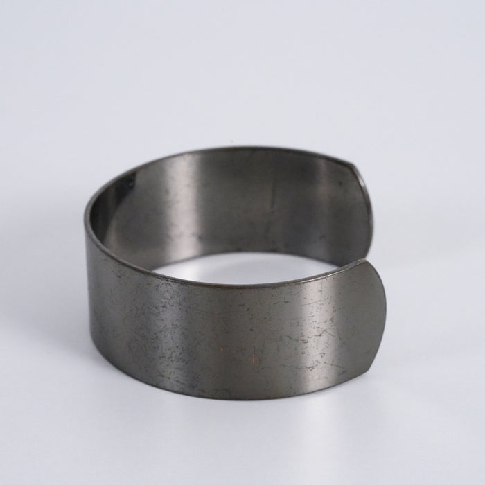 Vintage Gunmetal Wide Cuff Bracelet