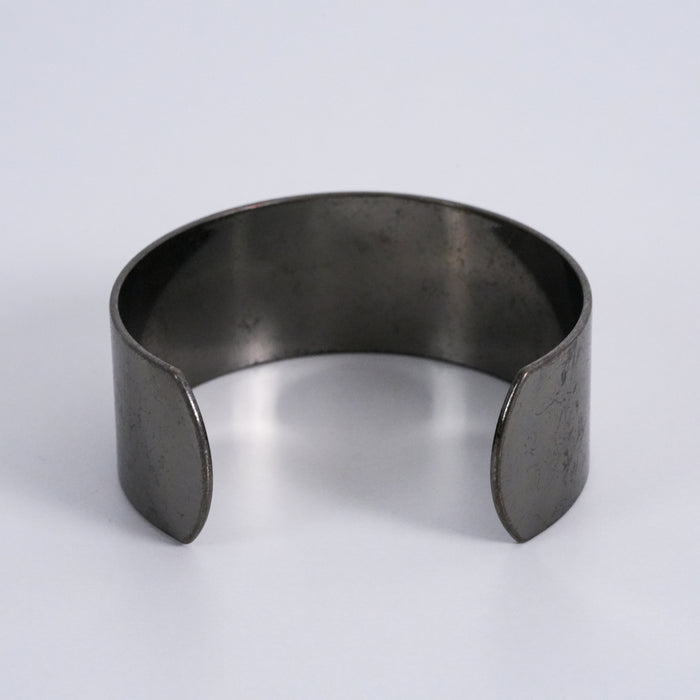 Vintage Gunmetal Wide Cuff Bracelet