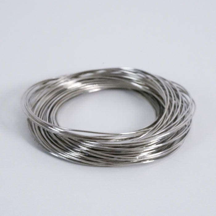 Vintage Silver Tone Stacking Bangle Set (Multi-Piece)