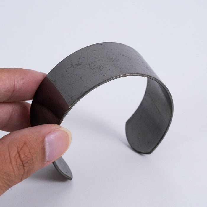 Vintage Gunmetal Wide Cuff Bracelet