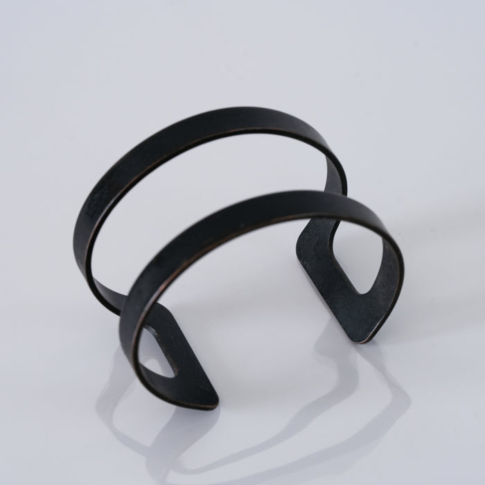 Vintage Black Metal Cuff Bracelet