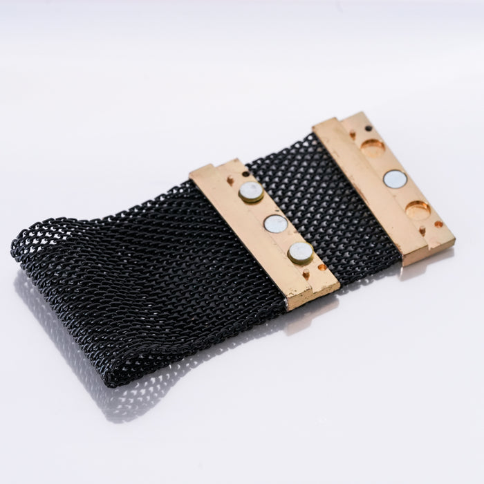 Vintage Black Mesh Statement Bracelet