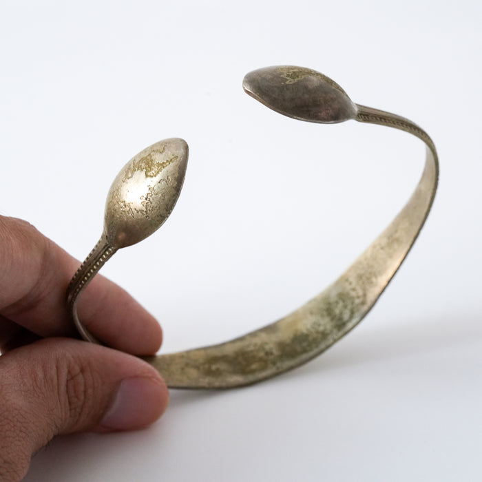 Vintage Repurposed Spoon Cuff Bracelet