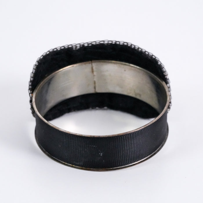 Vintage Mixed Stone Embellished Statement Bangle