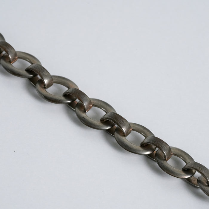 Vintage Chunky Silver Chain Bracelet