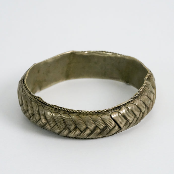 Vintage Wide Engraved Boho Tribal Cuff Bracelet