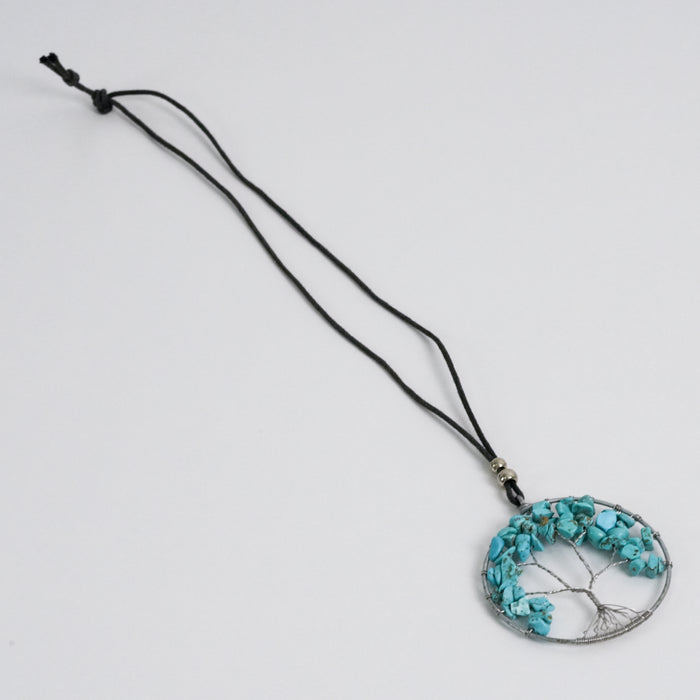 Vintage Tree of Life Necklace, Handmade Wire Wrapped Pendant