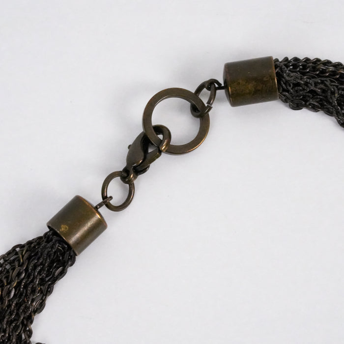 Vintage Black Multi-Chain Statement Necklace or Waist Belt