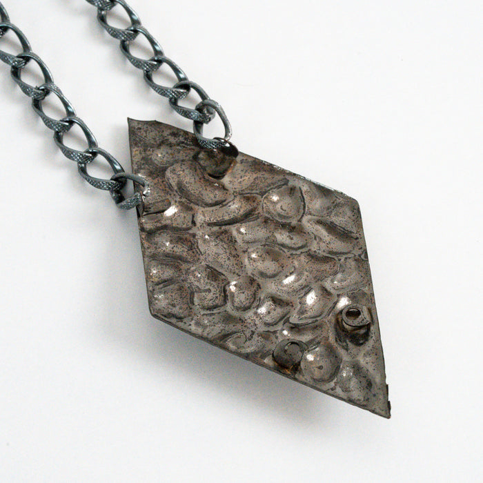 Vintage Geometric Pendant Statement Necklace