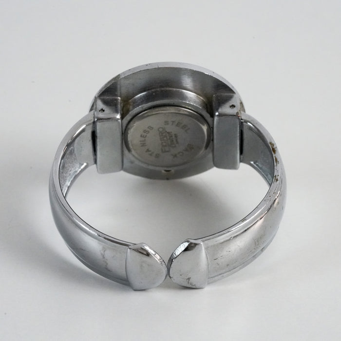 Vintage Figaro Couture Silver Cuff Watch