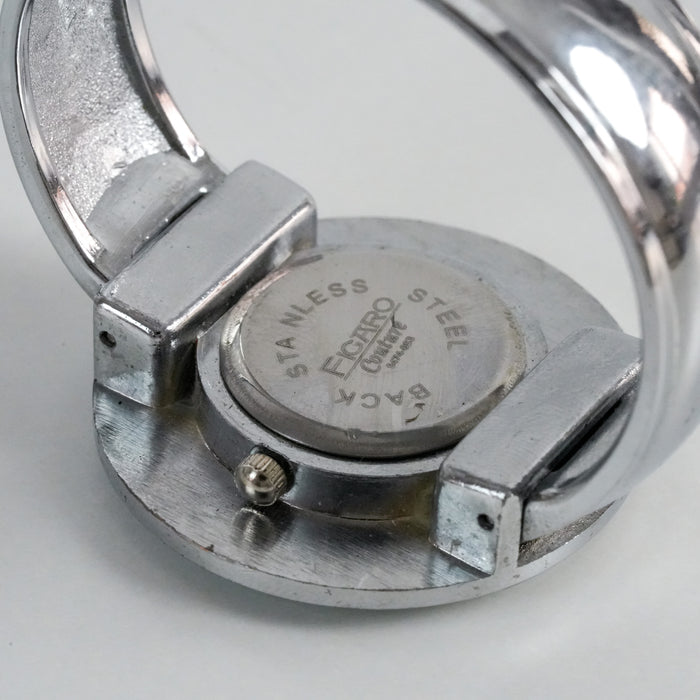 Vintage Figaro Couture Silver Cuff Watch