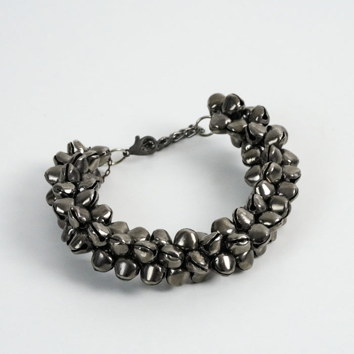 Vintage Gunmetal Chunky Bead Bracelet