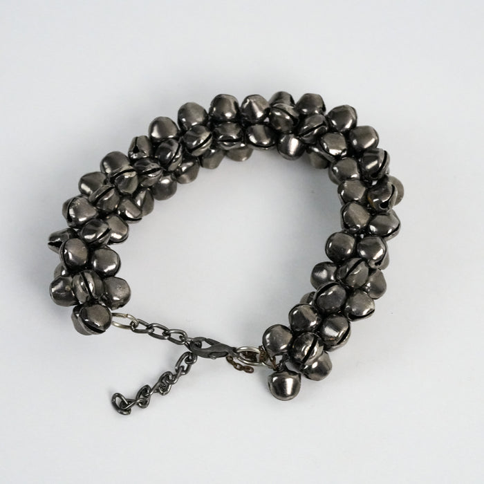 Vintage Gunmetal Chunky Bead Bracelet