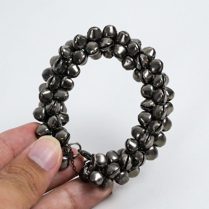 Vintage Gunmetal Chunky Bead Bracelet