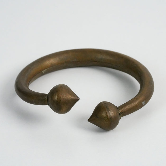 Vintage Bronze Spike Cuff Bracelet