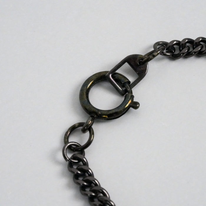 Vintage Black Geometric Statement Necklace